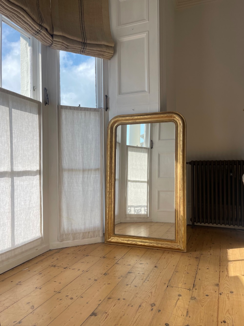 Antique French Louis Philippe mirror c1850