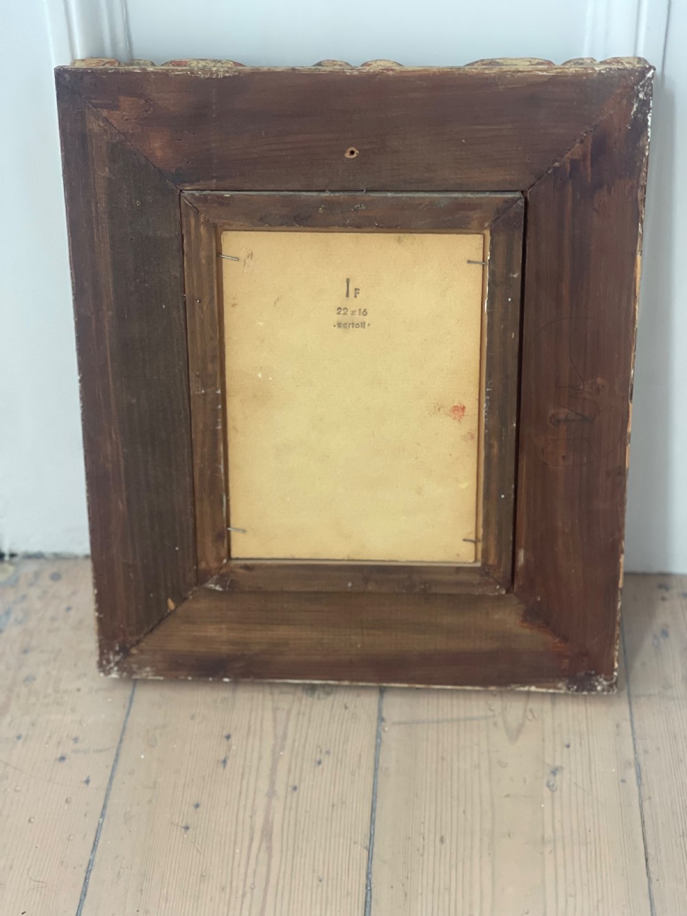 Antique French oil painting - Germaine Legeleux View IV
