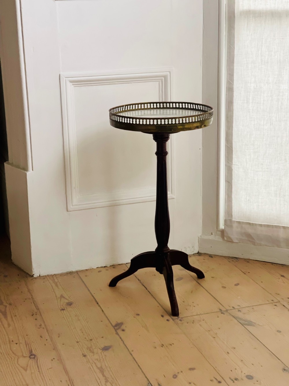 French marble topped occasional table gueridon