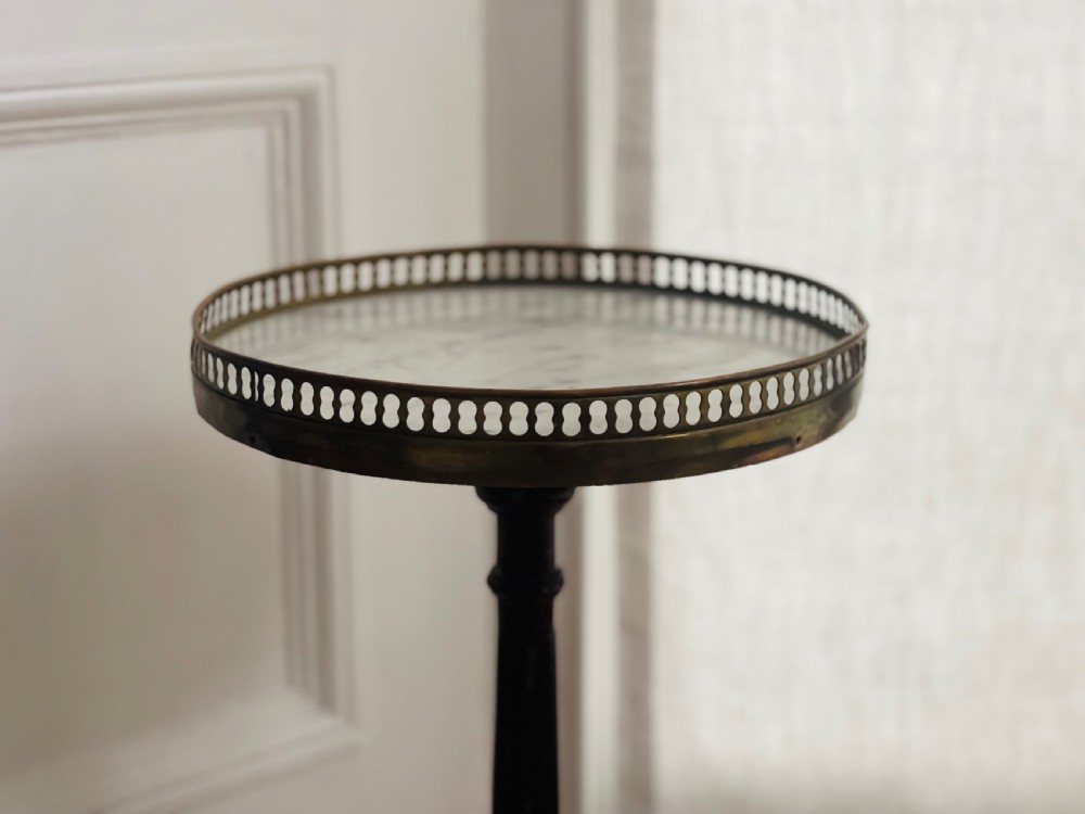 French marble topped occasional table gueridon View IV