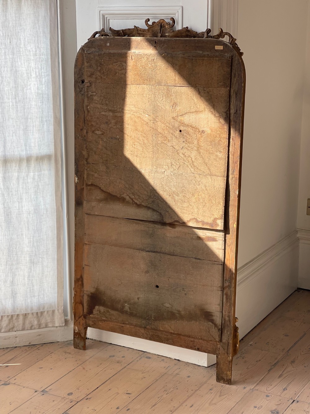 Antique French gilt mirror c1860 View II