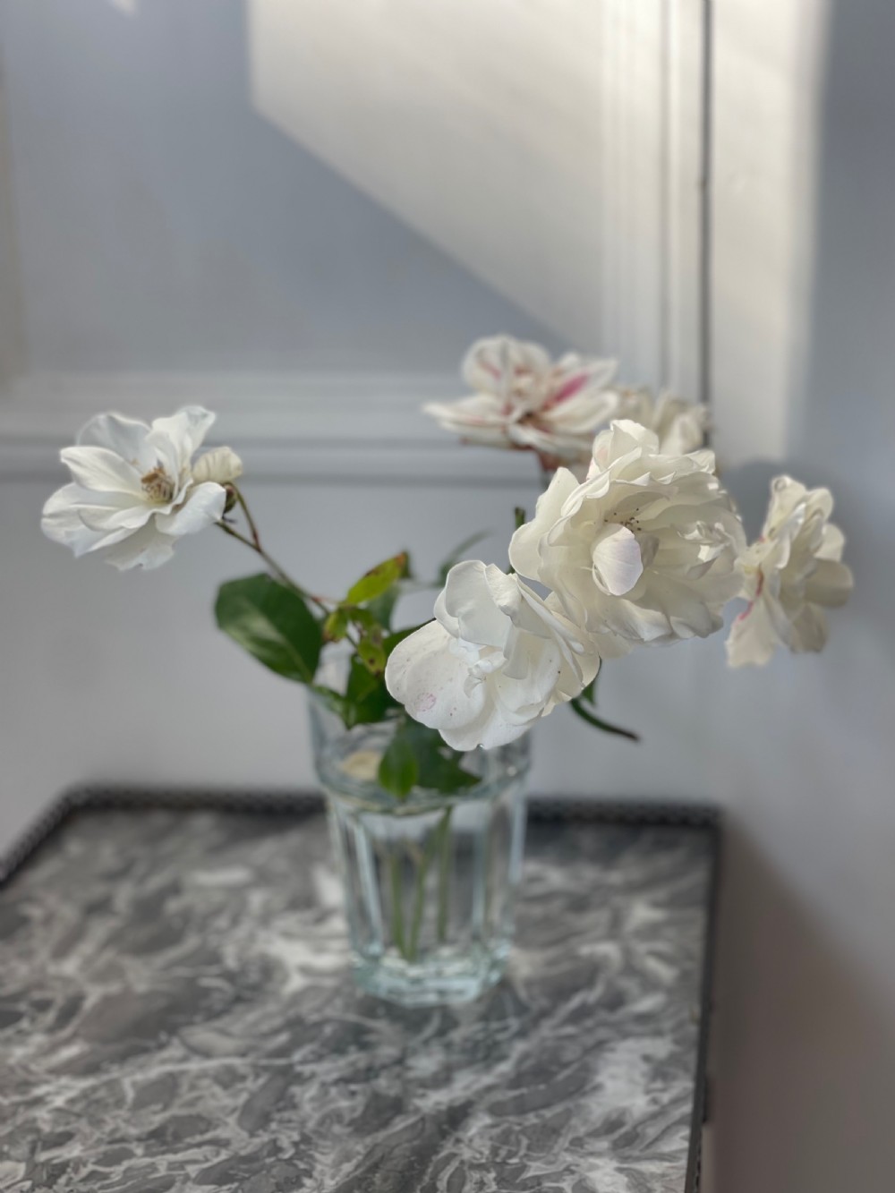 Antique French marble occasional table  View VI
