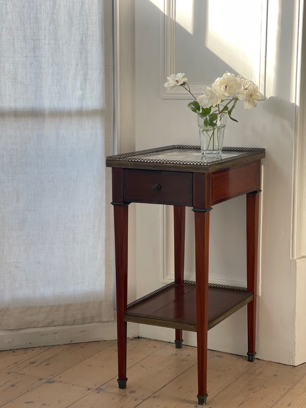 Antique French marble occasional table  View VIII