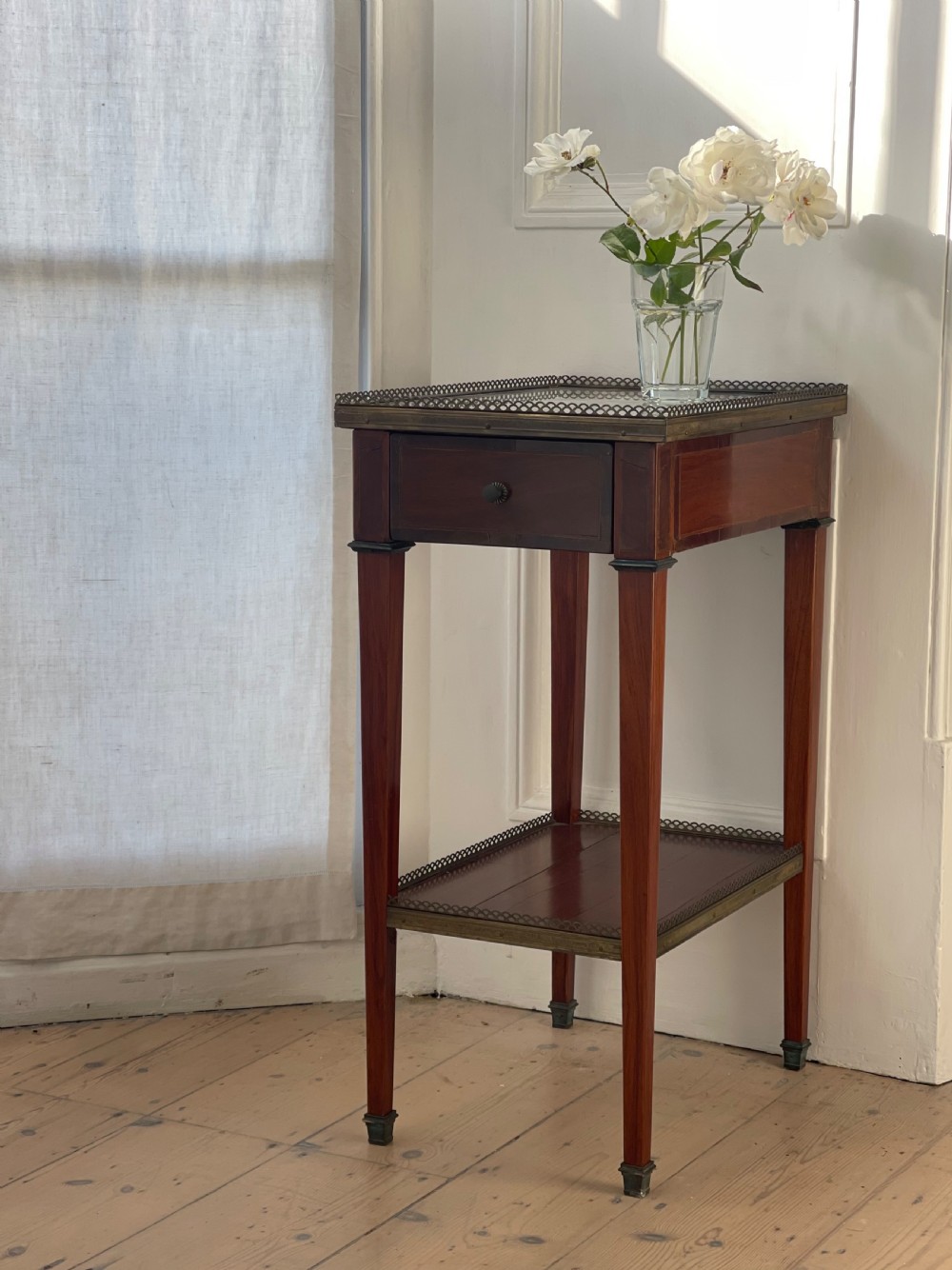 Antique French marble occasional table  View X