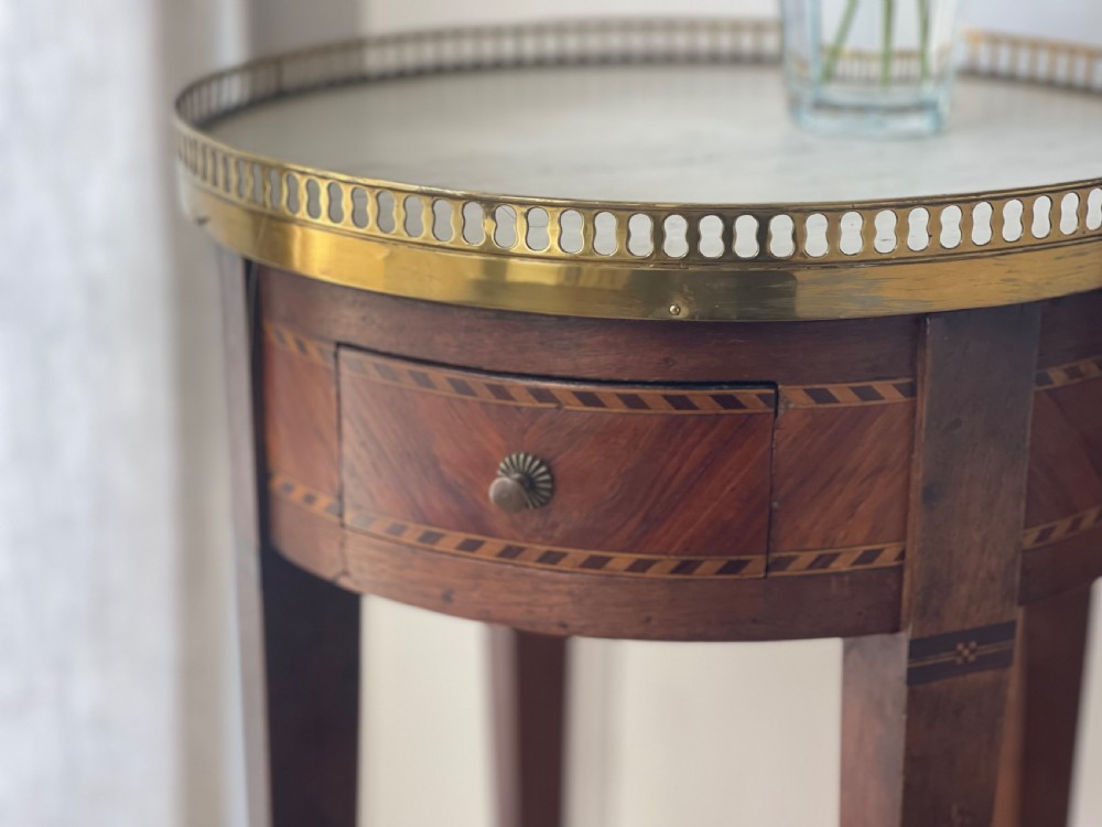 Antique French marble occasional table  View IV