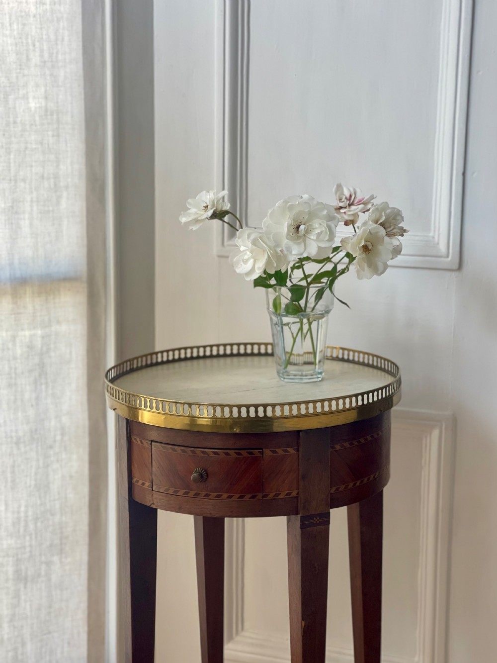 Antique French marble occasional table  View VIII