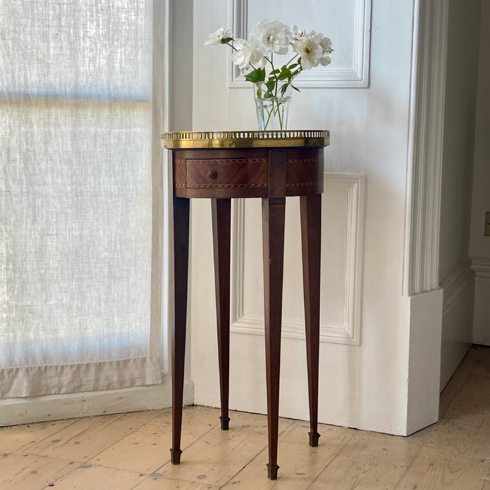 Antique French marble occasional table  View X