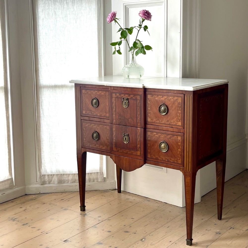 Antique French Louis XVI « commode » chest of drawers  View III