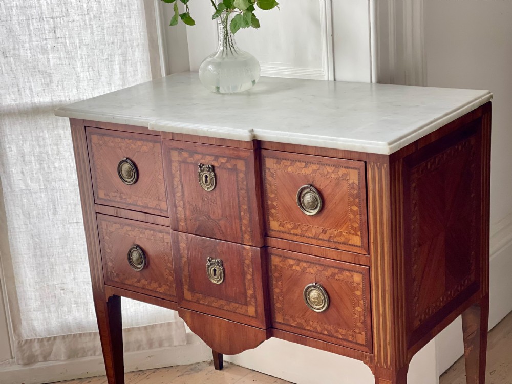 Antique French Louis XVI « commode » chest of drawers  View VI