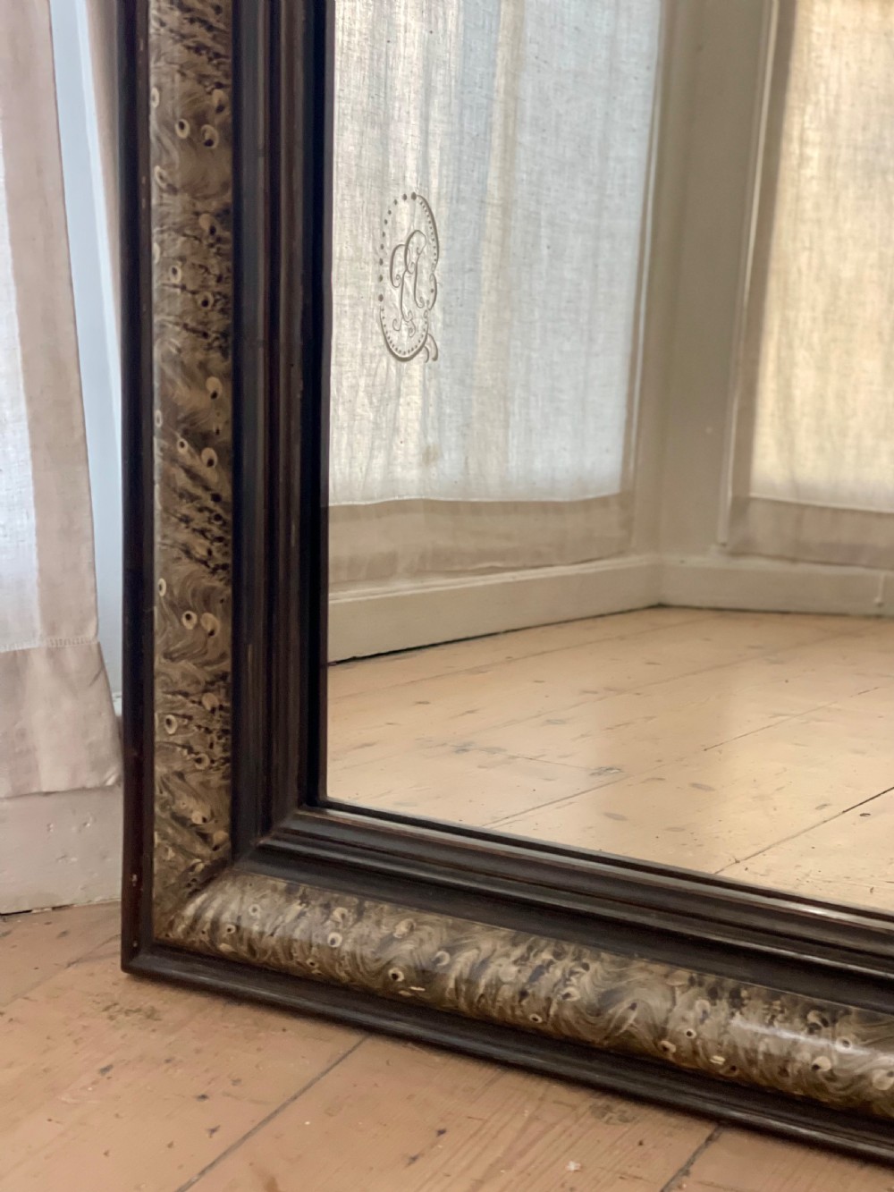 Antique French Louis Philippe mirror View VII