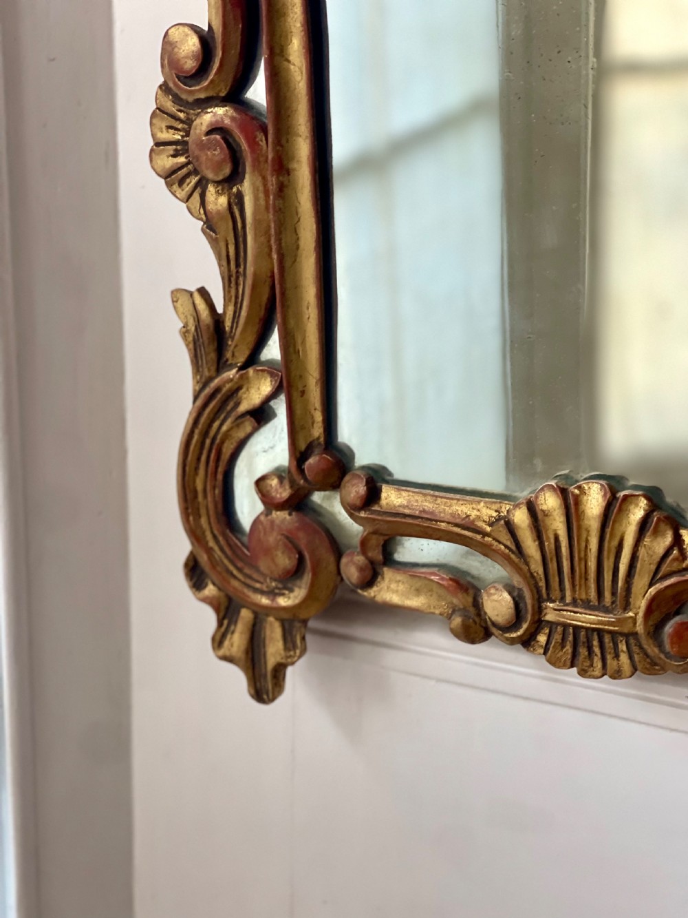 18th century French giltwood marriage mirror View VII
