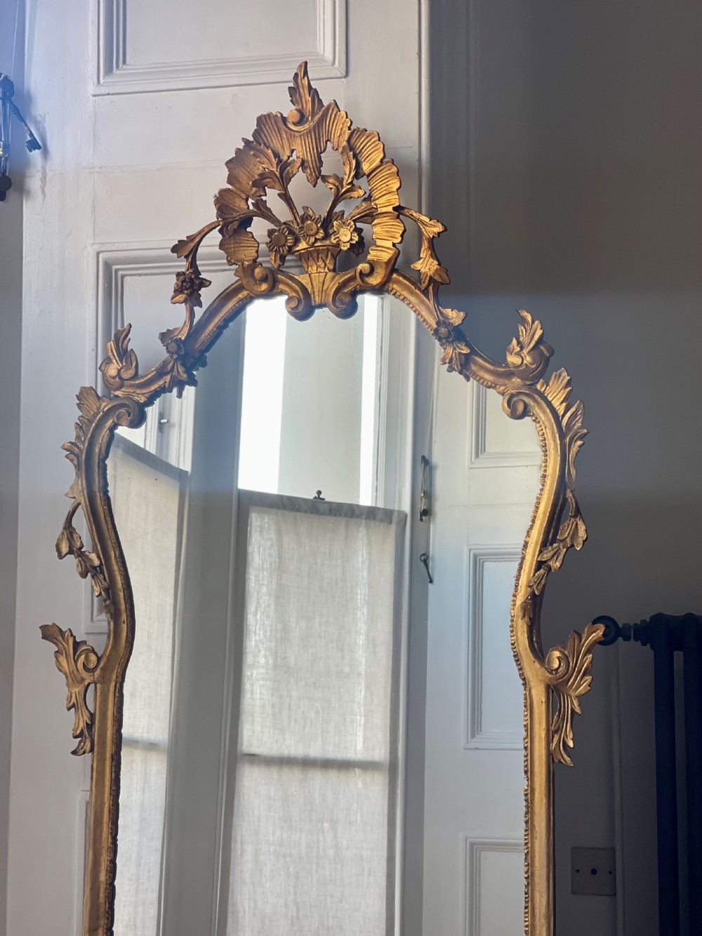 Antique  gilt Italian mirror View III