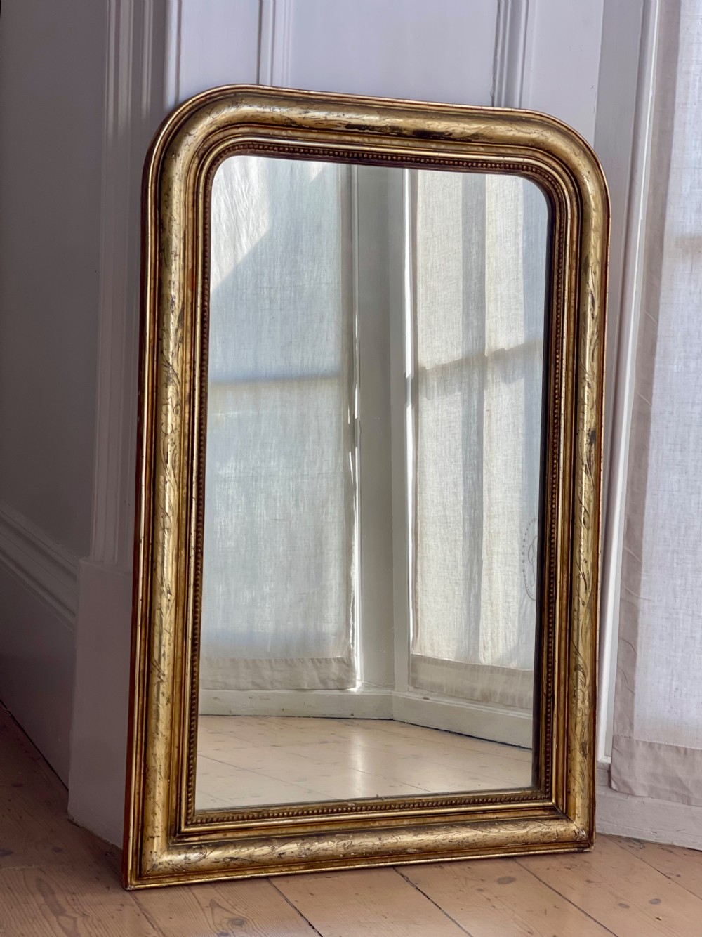 Antique French gilt mirror 