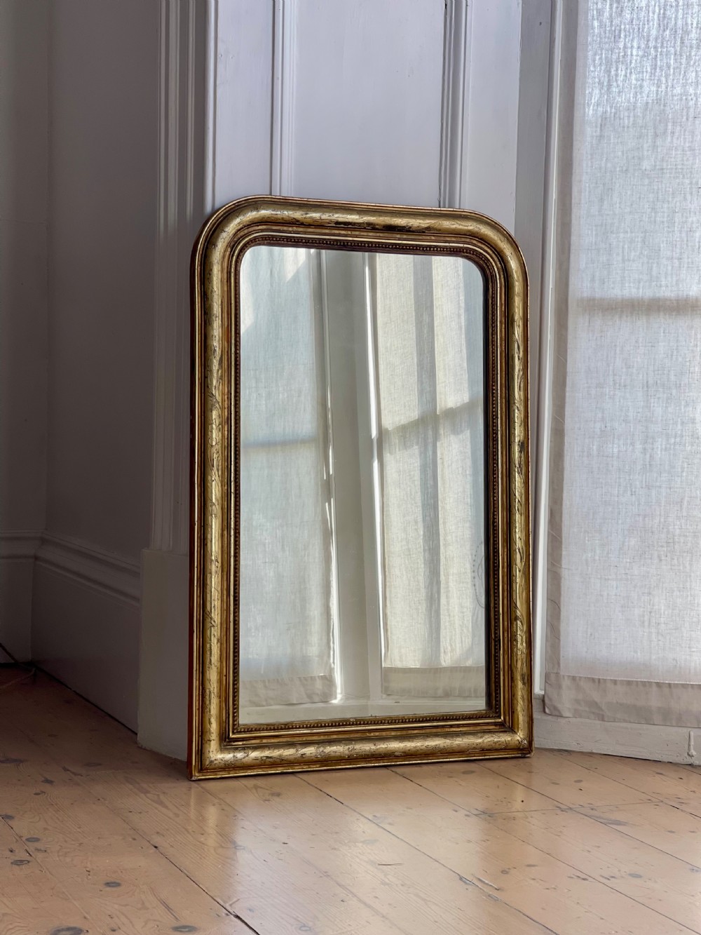 Antique French gilt mirror  View IV