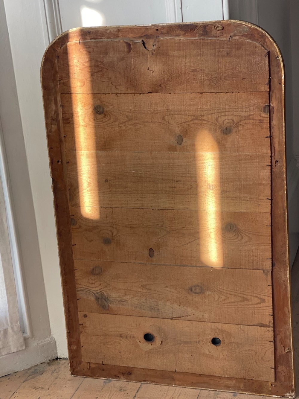 Antique French gilt mirror  View XII