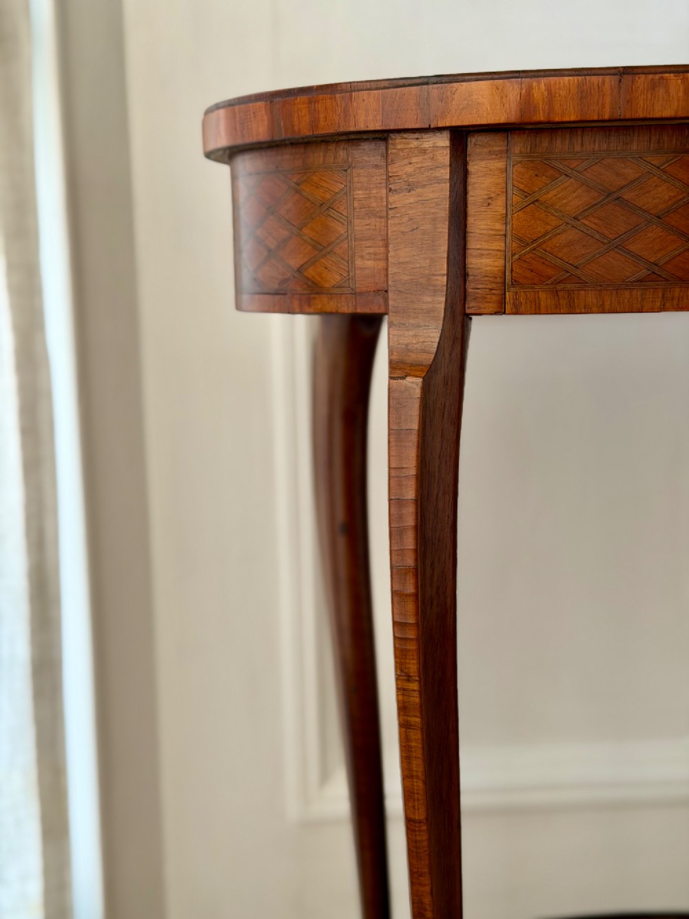 19th century French marquetry table - Escalier de Cristal, Paris View IX