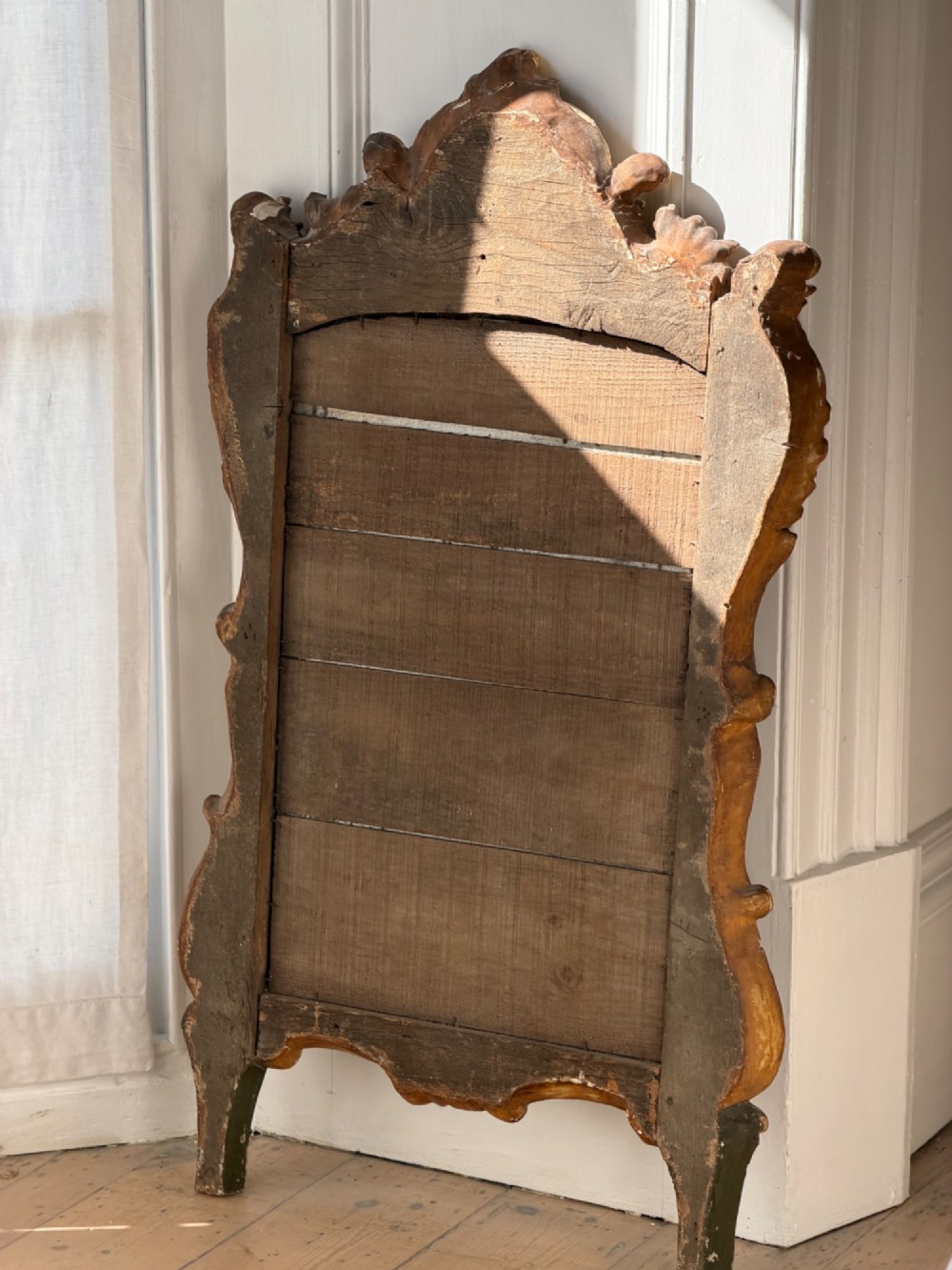 18th century French gilt marriage mirror View VIII
