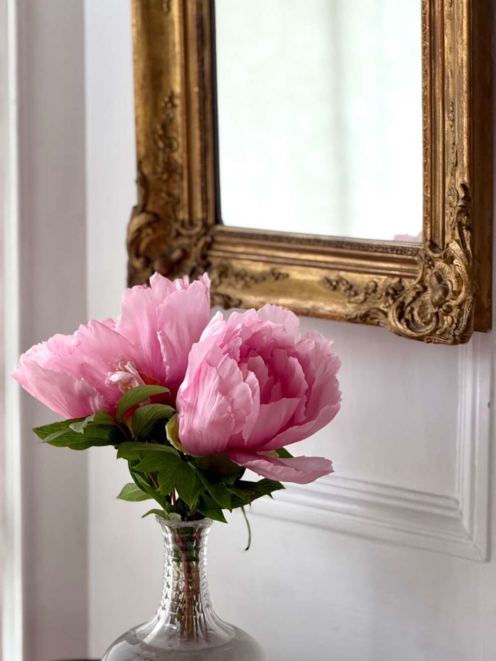 Antique French gilt rectangular mirror View VIII