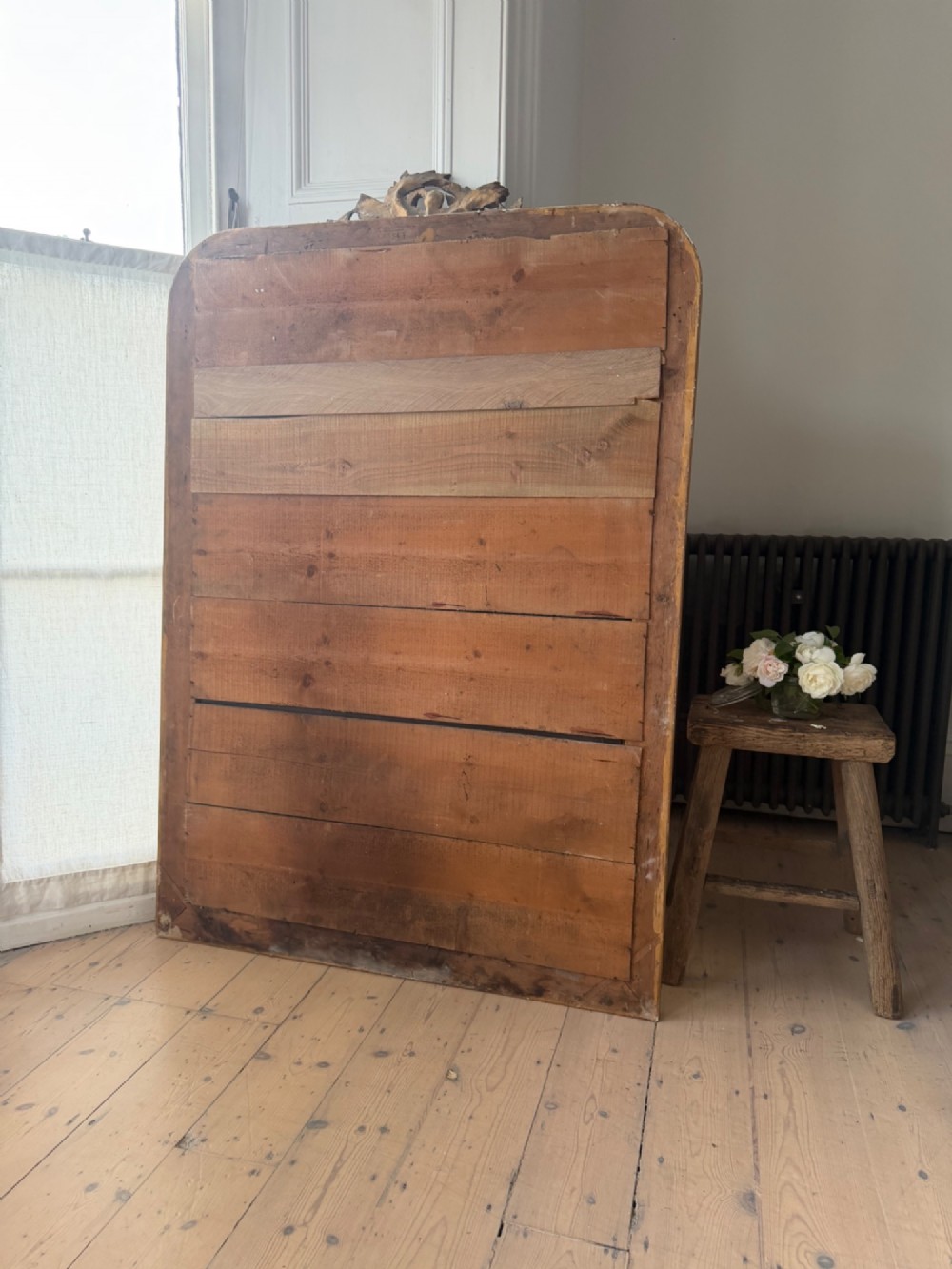 Large antique French gilt mirror View XI