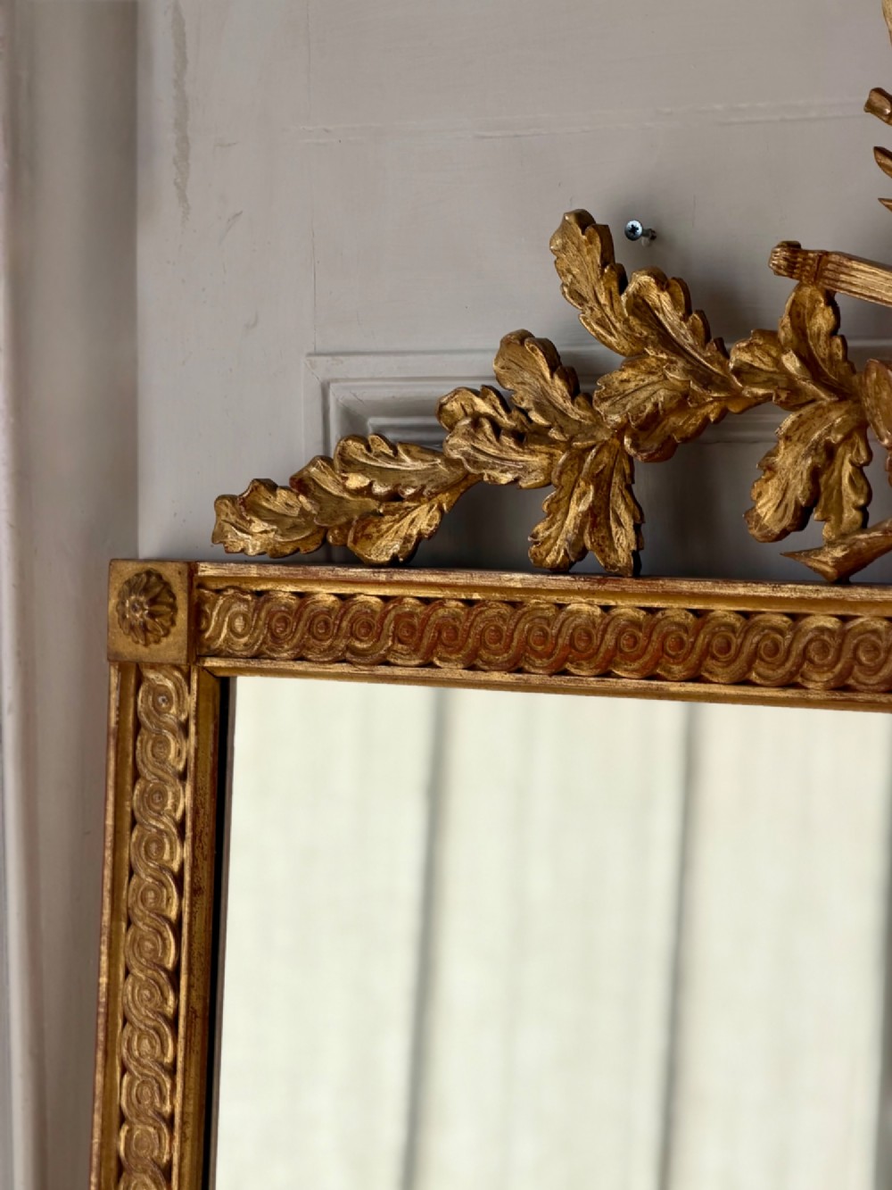 19th century French gilt wood mirror View III