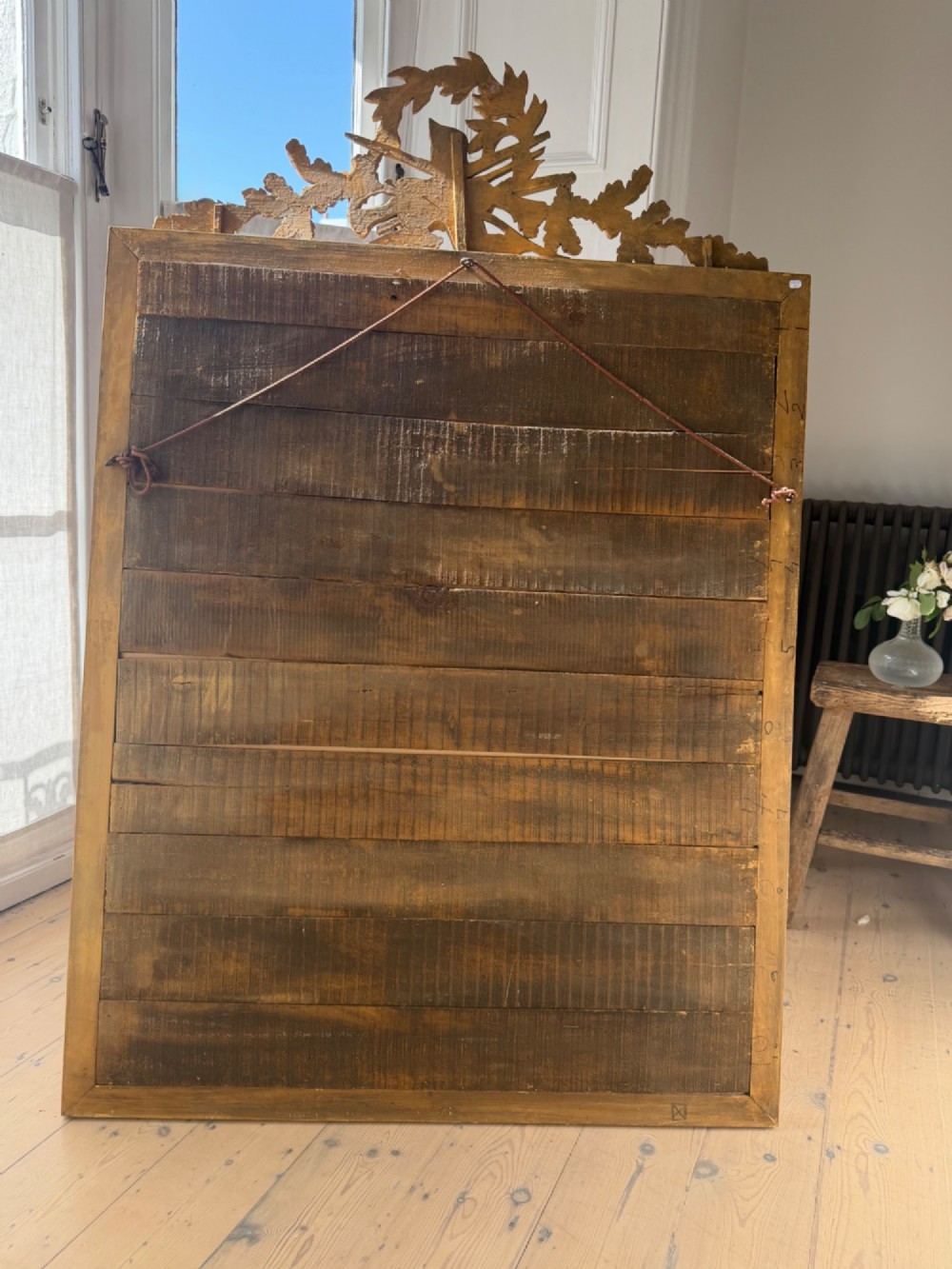 19th century French gilt wood mirror View XV