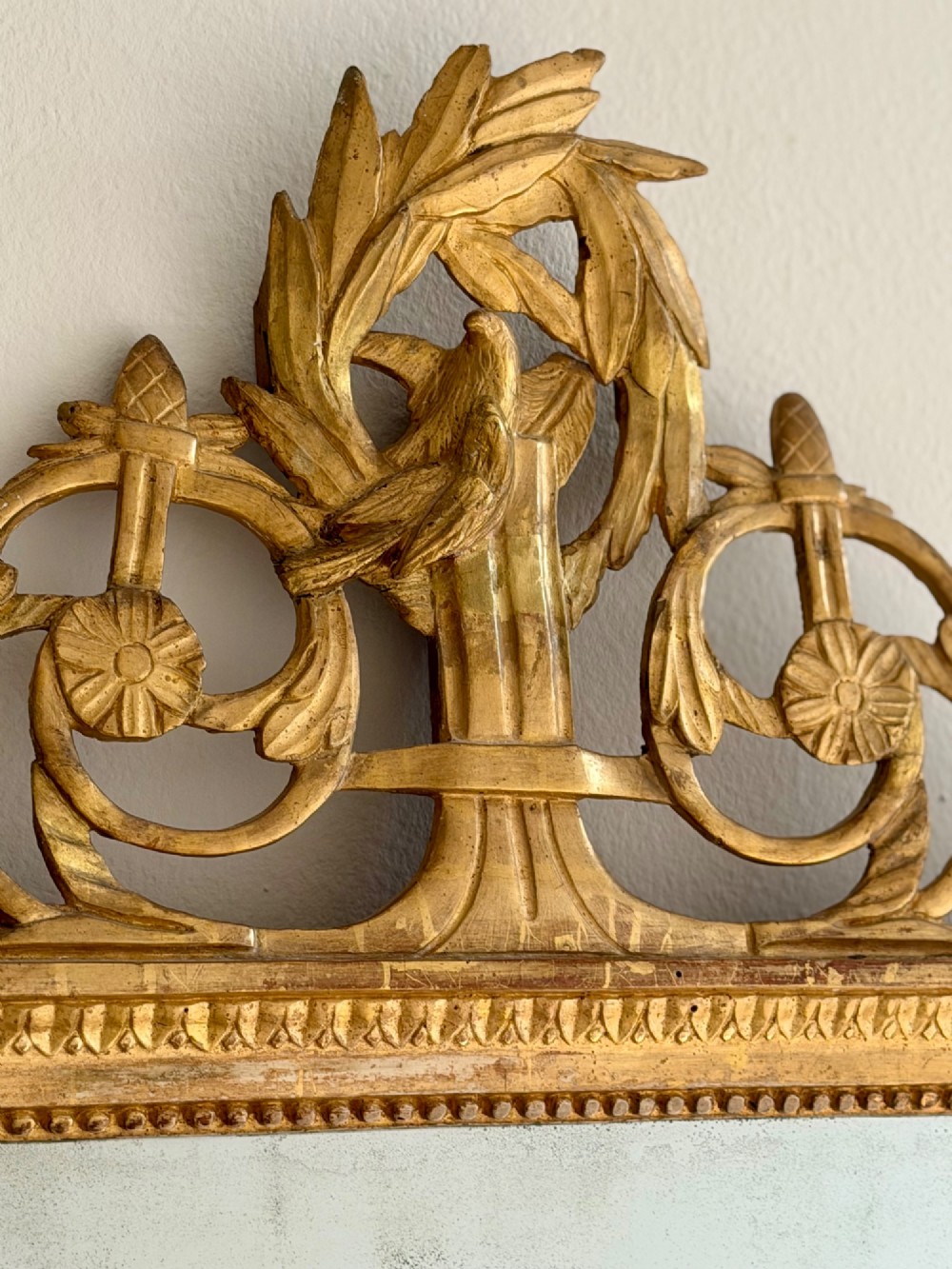 18th century French gilt marriage mirror View VIII