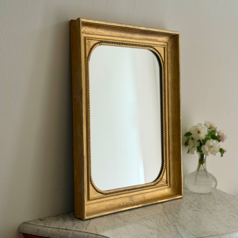 Antique French gilt mirror