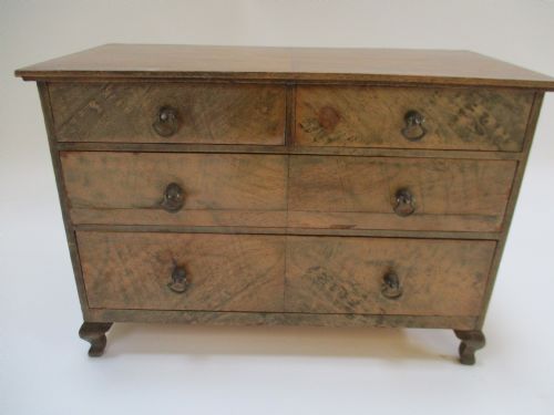 MINI WALNUT CHEST OF DRAWERS - ADDITIONAL PHOTO 1