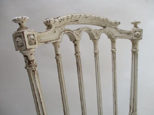 STUNNING FRENCH ELEGANT PAIR OF DECORATIVE CARVED CHAIRS - ADDITIONAL PHOTO 2
