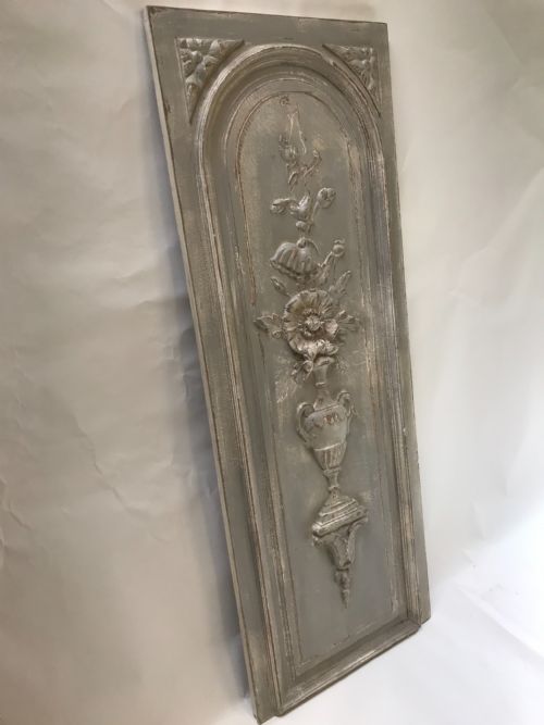 FRENCH HAND CARVED DECORATIVE PANEL - ADDITIONAL PHOTO 2