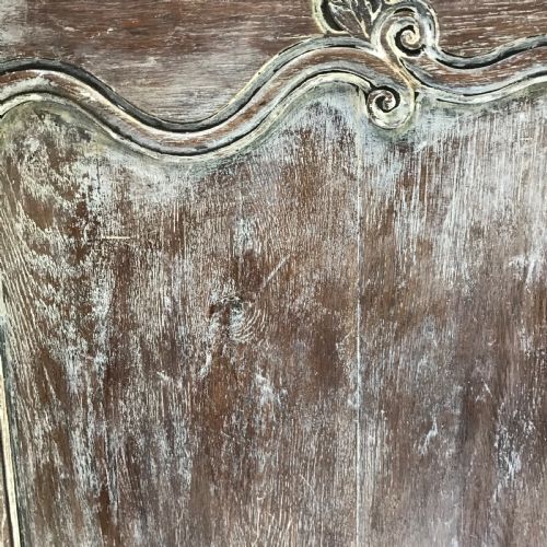 PAIR OF RUSTIC FRENCH PAINTED DOORS - ADDITIONAL PHOTO 4