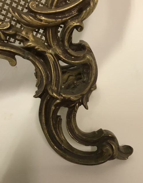 WONDERFUL FRENCH GILDED BRONZE FIRE SCREEN - ADDITIONAL PHOTO 4
