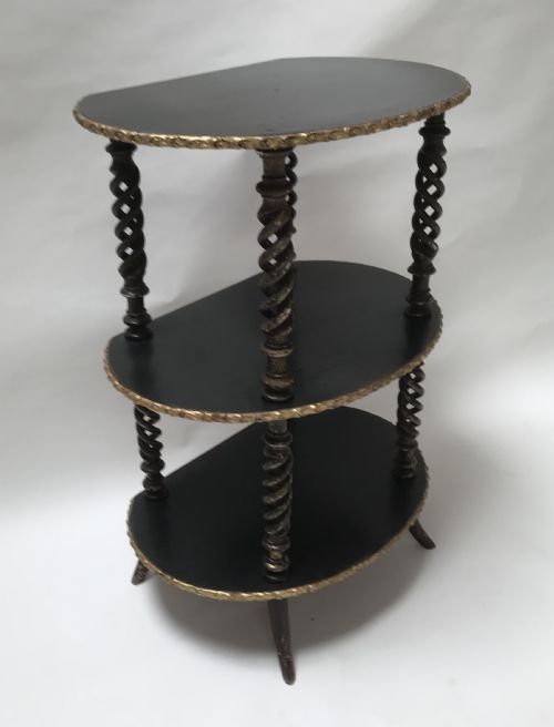 FRENCH ORIGINAL PAINTED WHATNOT