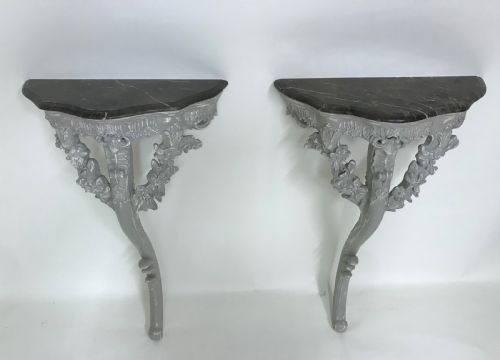PAIR OF FRENCH WALL CONSOLES - ADDITIONAL PHOTO 12