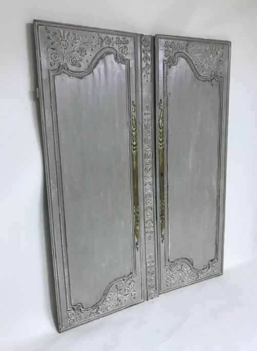 PAIR OF FRENCH WALNUT DOORS