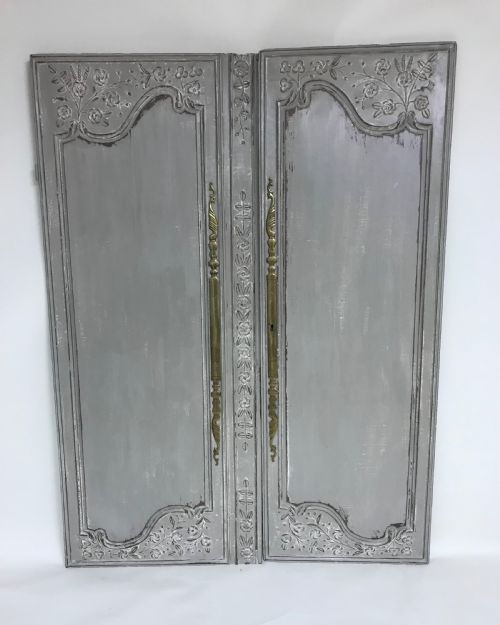 PAIR OF FRENCH WALNUT DOORS - ADDITIONAL PHOTO 1