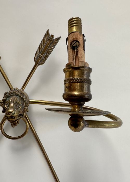 PAIR OF RARE FRENCH WALL LIGHTS - ADDITIONAL PHOTO 3