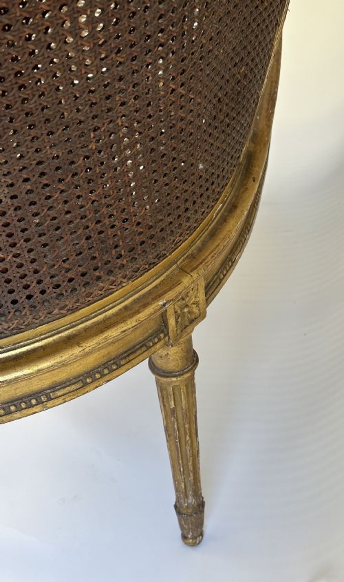 FRENCH DECORATIVE GILDED SOFA - ADDITIONAL PHOTO 8