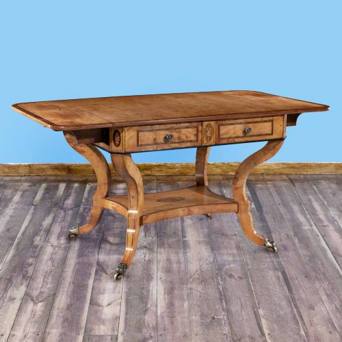 REGENCY IRISH LIBRARY TABLE