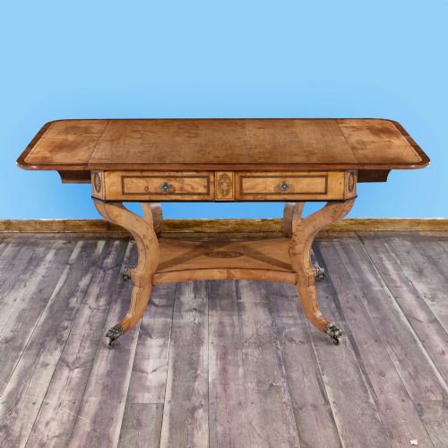 REGENCY IRISH LIBRARY TABLE - ADDITIONAL PHOTO 1