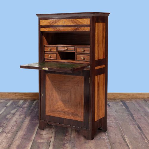 GEORGE III 18TH CENTURY PERIOD SECRETAIRE CABINET