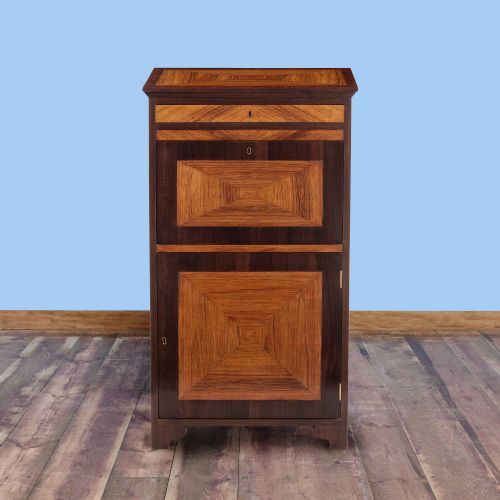 GEORGE III 18TH CENTURY PERIOD SECRETAIRE CABINET - ADDITIONAL PHOTO 1