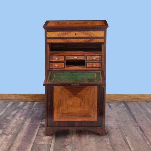 GEORGE III 18TH CENTURY PERIOD SECRETAIRE CABINET - ADDITIONAL PHOTO 2