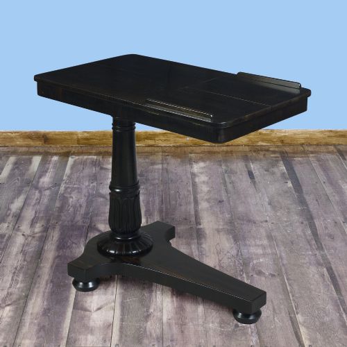 RARE GEORGE IV MACASSAR EBONY ADJUSTABLE READING TABLE