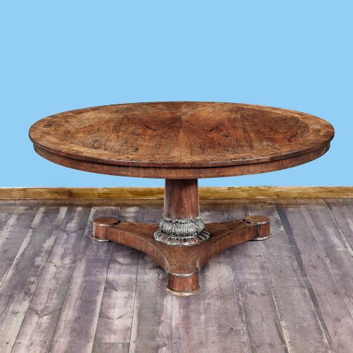 GEORGE IV CIRCULAR 8 SEATER DINING TABLE