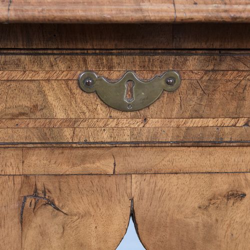 George II Walnut Lowboy View VI