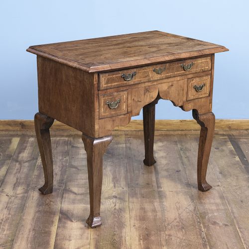 George II Walnut Lowboy View XIII