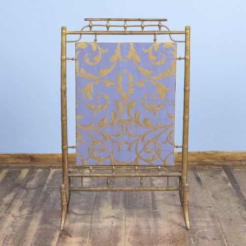 Regency Faux Bamboo Fire Screen