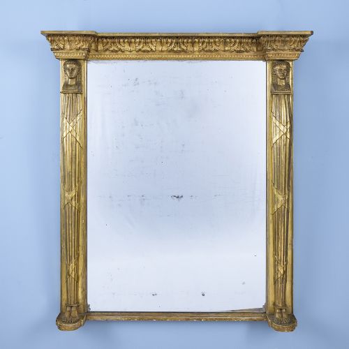 Regency Giltwood Overmantel Mirror
