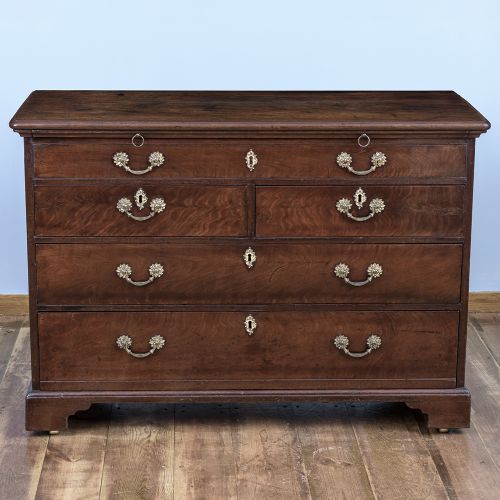 George II Cuban Mahogany Chest of Drawers